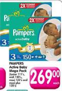 Pamper Active Baby Mega Pack-Each