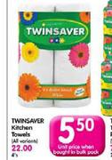 Twinsaver Kitchen Towels-Each