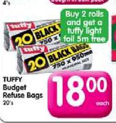 Tuffy Budget Refuse Bags-Each