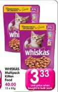 Whiskas Multipack Kitten Food-85g 
