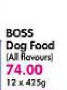 Boss Dog Food (All Flavours)-12 x 425g 