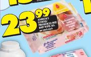 Johnson's Scented/Fragranced Free Baby Wipes-80's Per Pack Each