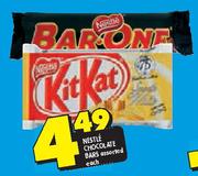 Nestle Chocolate Bars Each