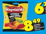 Maynards Gum/Jelly Sweets-125gm Each