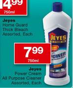 Jeyes Power Cream All Purpose Cleaner-750ml