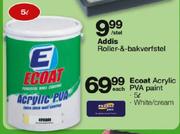  Ecoat Acrylic PVA Paint-5Ltr Each