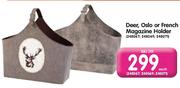 Deer, Oslo Or French Magazine Holder-Each