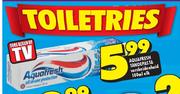 Aquafresh Tandepasta Verskeidenheid-100ml Elk
