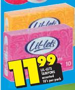 LiL-Lets Tampons Assorted-10's Per Pack