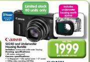 Canon SX240 And Underwater Housing Bundle Per Bundle 