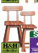 H&H Collection Kia Bar Chair-550mm Each
