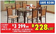 Cassidy 7 Piece Dinette Set-Each