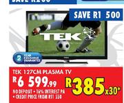 Tek 127cm Plasma TV-Each