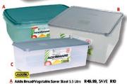 Addis Bread/Vegetable Saver Steel-5.5L