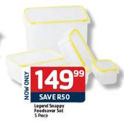 Legend Snappy Foodsaver Set - 5 Piece