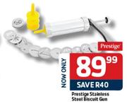  Prestige Stainless Steel Biscuit Gun