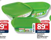 Pyrex Round, Square Or Rectangular Cook n Store-1 / 1.25L Each