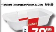 Rhubarb Rectangular Platter-29.2cm