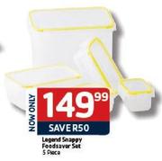 Legend Snappy Foodsaver Set-5 Piece