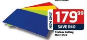 Trudeau Cutting Mat-4 Pack