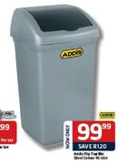 Addis Flip Top Bin Steel Colour-46L 