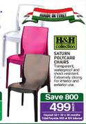 H&H Collection Saturn Polycarb Chairs Each