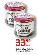 Cobra Wax Polish-875ml Each