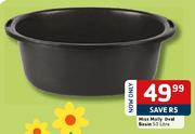 Miss Molly Oval Basin-50 Litre Each