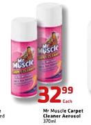 Mr.Muscle Carpet Cleaner Aerosol-370ml Each