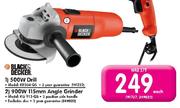 Black & Decker 900W 115mm Angle Grinder(KG915-QS)-Each