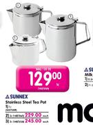 1L Stainless Steel Tea Pot(1407289)
