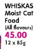 Whiskas Moist Cat (All Flavours)-12X85g