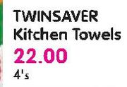 Twinsaver Kitchen Towels-4's Pack