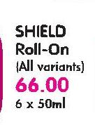 Shield Roll-On (All Varients)-6X50ml