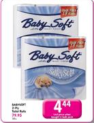 Baby Soft 2-Ply Toilet Rolls-Each
