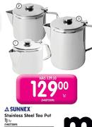 Sunnex Stainless Steel Tea Pot-1L
