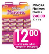 Minora Platinum Blades-5's