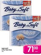 Babysoft 1-Ply Toilet Rolls-18's Each
