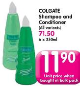 Colgate Shampoo And Conditioner-350Ml