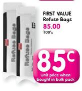 First Value Refuse Bags-Each