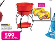 Terrace Leisure Ice Bucket With Stand-Each