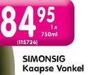 Simonsig Kaapse Vonkel-1x750ml