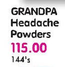 Grandpa Headache Powders-144's