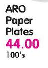 Aro Paper Plates-100's