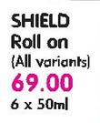 Shield Roll On(All Variants)-6x500ml