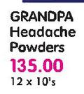 Grandpa Headache Pawders-12x10's