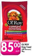 OL'ROY Dog Food(All Flavours)-8kg 
