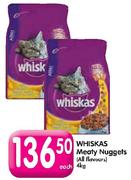Whiskas Meaty Nuggets(All Flavours)-4kg 