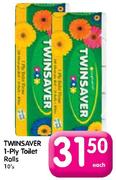 Twinsaver 1-Ply Toilet Rolls-10's 