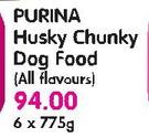 Purina Husky Chunky Dog Food(All Flavours)-6x775g